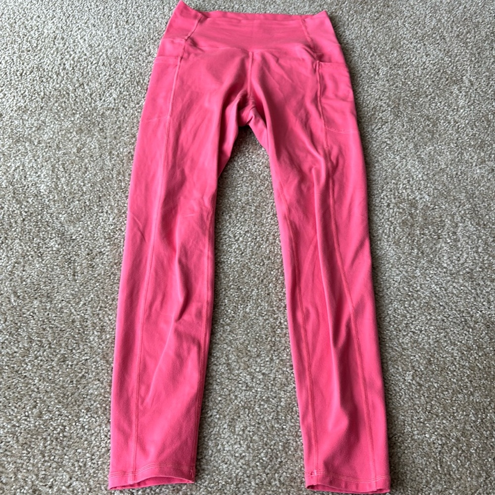 Small ethos bright pink leggings